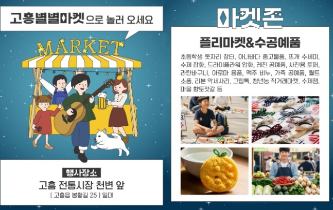 고흥군, 도시재생사업 ‘별별마켓’으로...