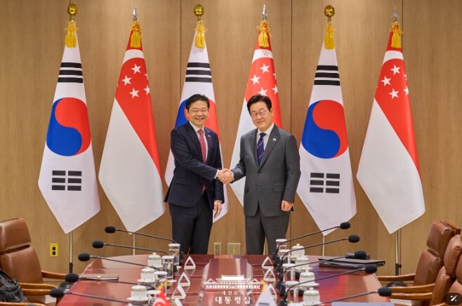 이재명 대통령, 한-싱가포르 