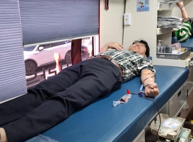 광주광역시 동구 사랑의 헌혈 버스 운...