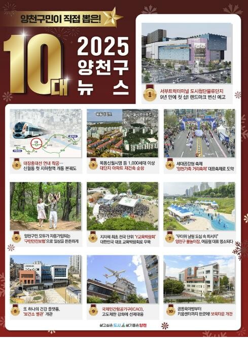 양천구, 구민이 직접 뽑은 