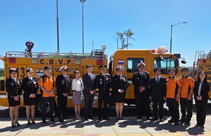 광주광역시 소방, 파라과이에 소방차량...