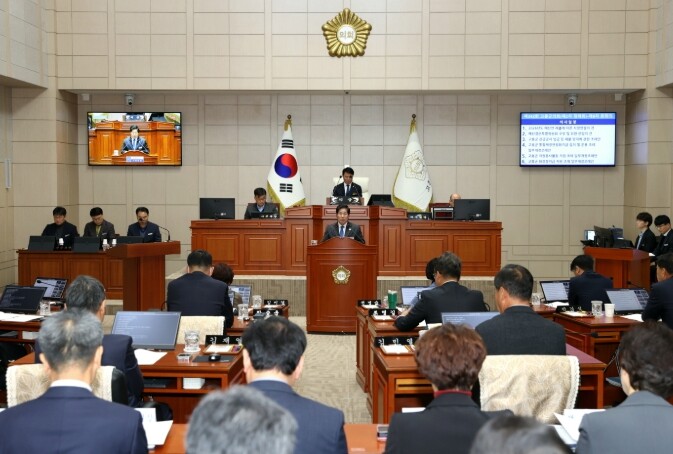 공영민 고흥군수, 시정연설에서 202...