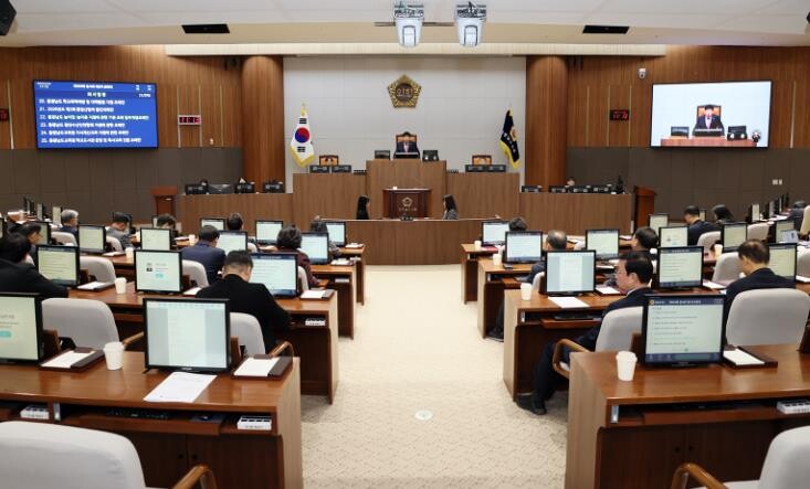 충남도의회, 제363회 임시회 36개...