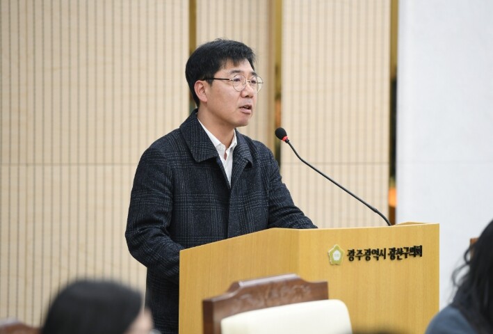 광산구의회 윤영일의원, 재활용품 용역...