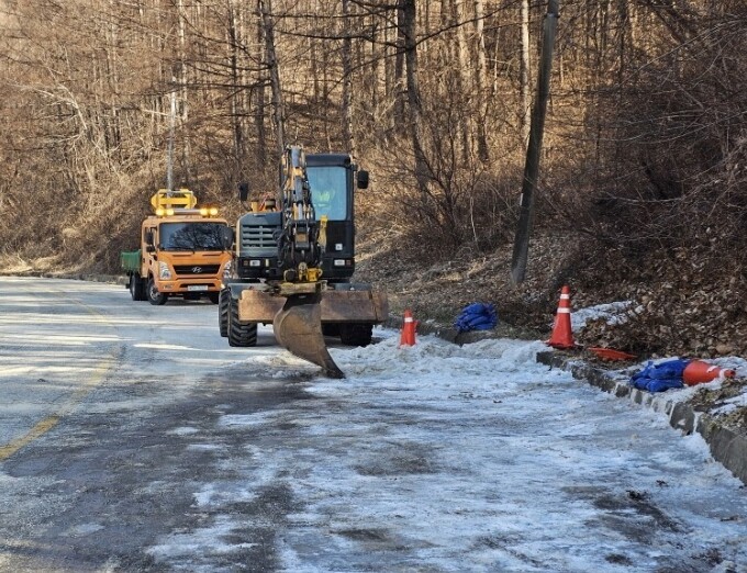 경북도, 설맞이 일제 도로 정비, 안...