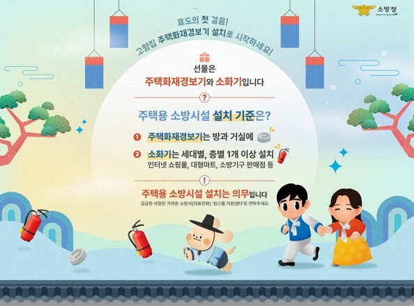 나주소방서, 설 연휴 앞두고 주택용소...