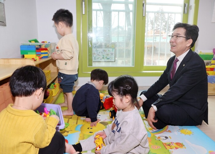 윤건영 충북교육감, 민간어린이집 현장...
