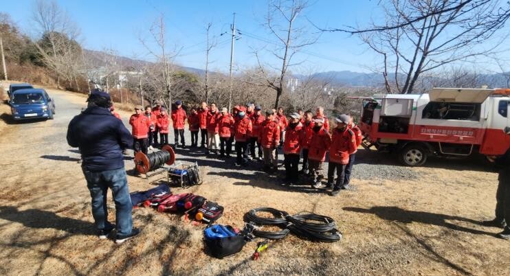 강진군, 읍·면 산불진화대 산불방지 ...