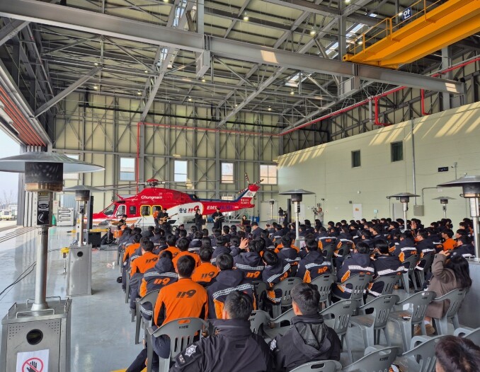 충남소방본부, 신임 교육생에 ‘깜짝 ...