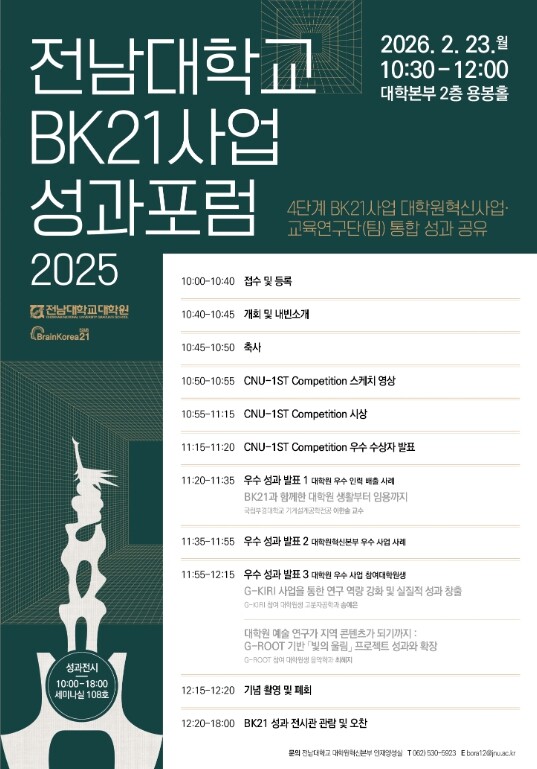 전남대 대학원, 통합형 연구지원 거버...