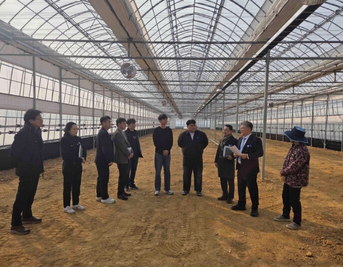 청년농업인 현장 방문, 영광군 농업 ...