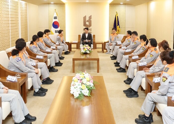 부천시, 의용소방대와 재난현장 대응력...